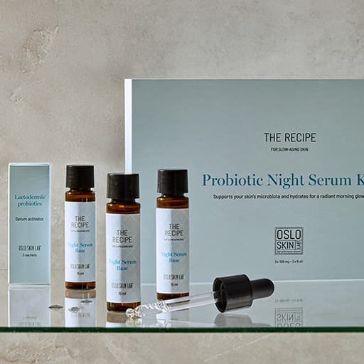 balení Night kit, noční sérum s živými prebiotiky