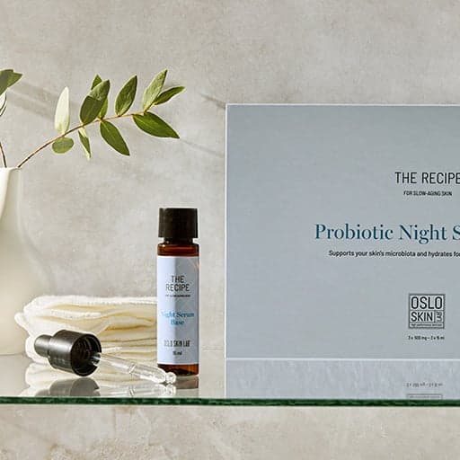 balení Night kit, noční sérum s živými prebiotiky
